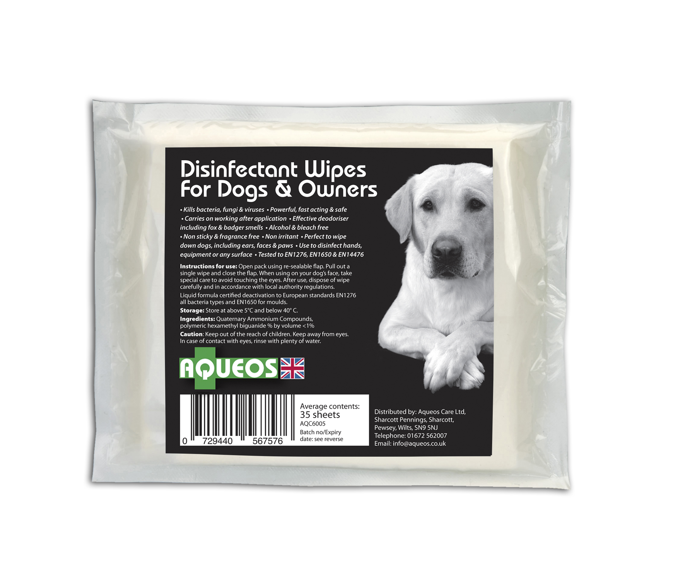 Dog store disinfectant wipes